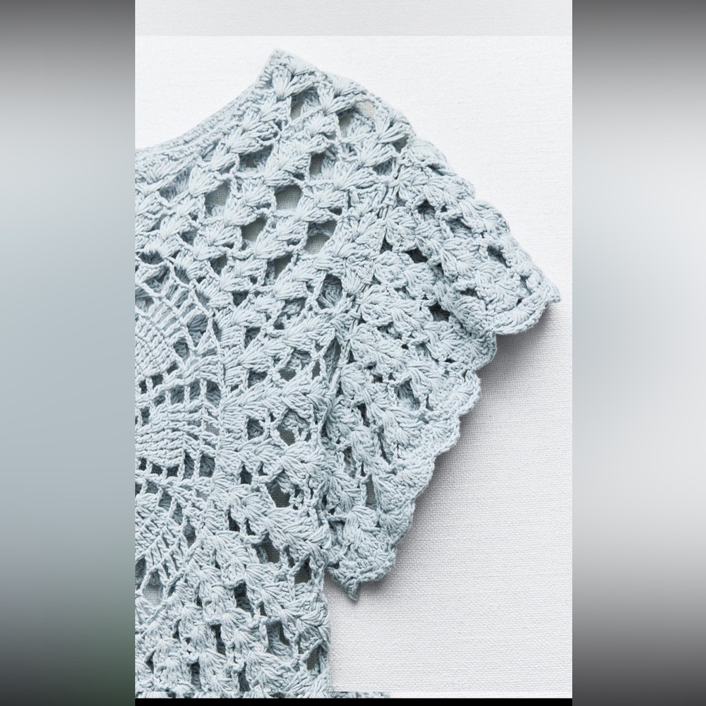 Zara crochet knit top - Picture 6 of 13